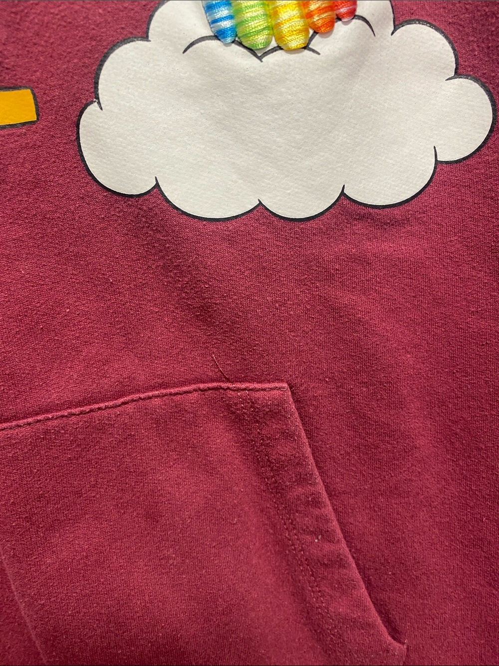 Care Bears Maroon Hoodie - Picture 4 of 5